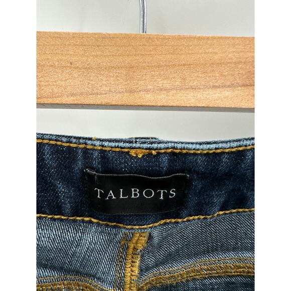 Talbots Corsica Wash Everyday Relaxed Jean Denim Cotton Blend Womens Size 4P - Picture 7 of 9